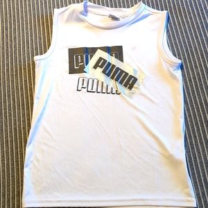 Kids PUMA sleeveless athletic tee